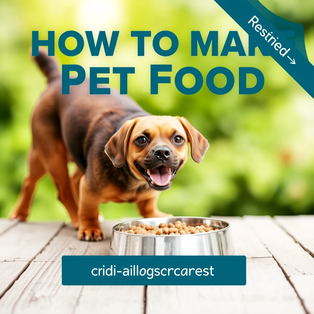 How to Make Healthy Pet Food for Dogs Recipes PDF 