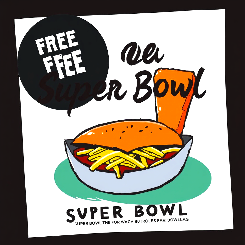 free food after Super Bowl