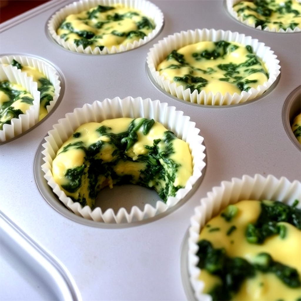 Spinach Egg Muffins